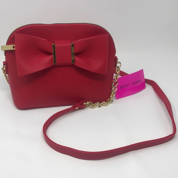 Betsey Johnson Crossbody Bag with bow detail - Picture 2 of 6